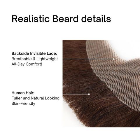 Realistic Black Handmade Human Hair Soft Invisible Mesh Mous view 5