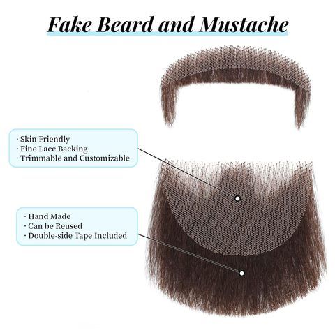 Natural Realistic 100% Human Hair Handmade Invisible Lace Fa view 3