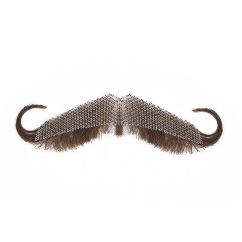 Circus Ringmaster Fake Mustache Costume Accessory - Self Adh view 7