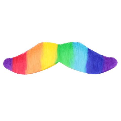 Halloween Clown Fake Beard - Colorful Rainbow Beard and Must view 5