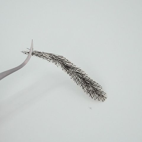 Invisible Band 3D Woven Strip Lashes, Soft Cotton Stalk Fake view 7